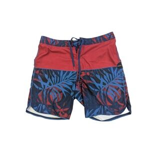 O'Neill Hyperfreak Boardshorts Swim Trunks‎ Men's 34 Floral Hawaiian Surf Beach